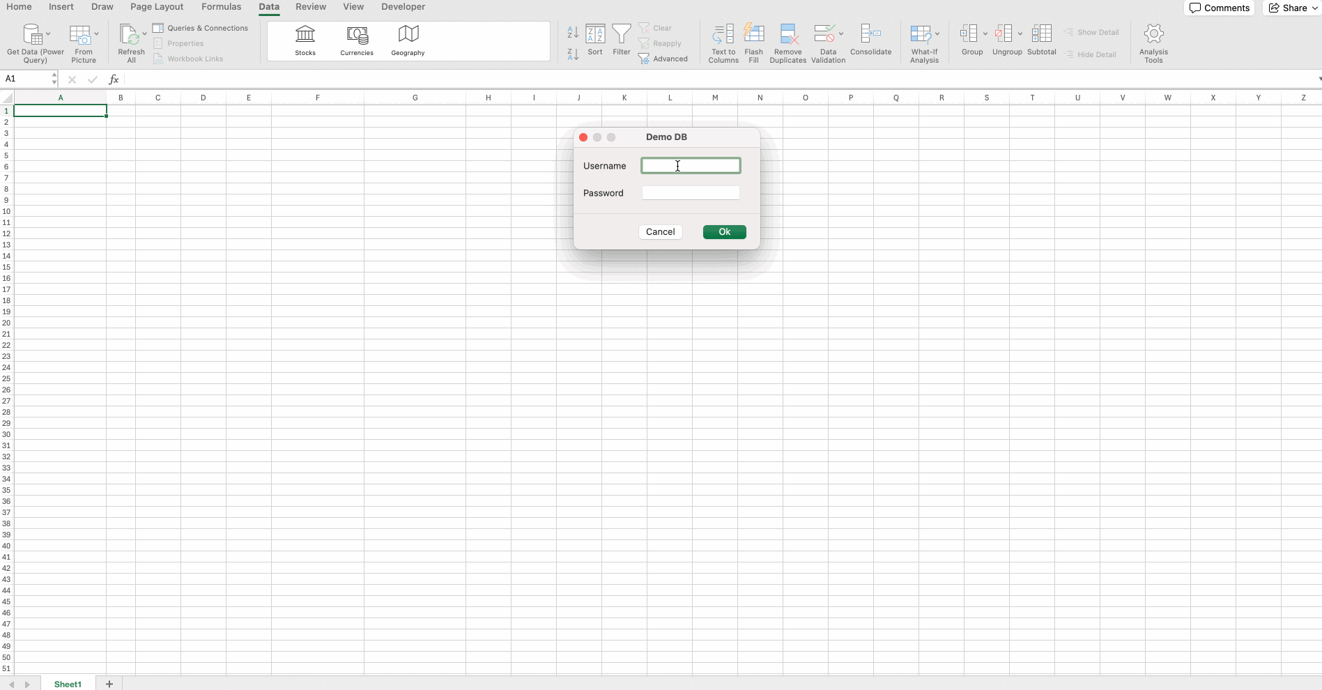 Excel Integration